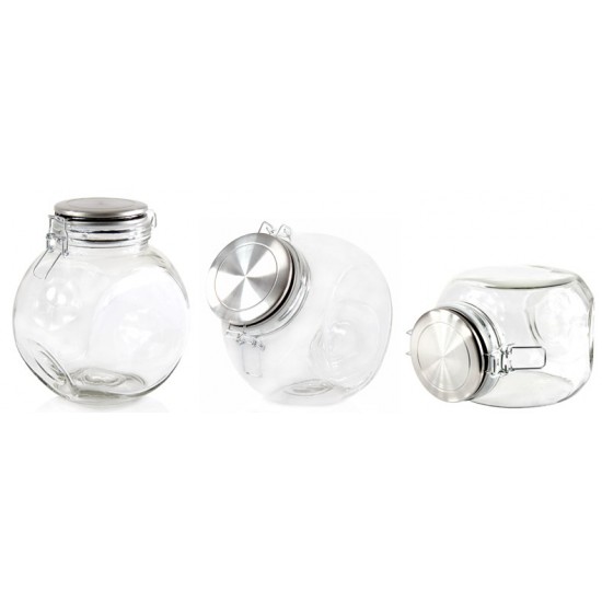 Bonbonglas mit traditionellem,  gut schließbarem Bügelverschluss