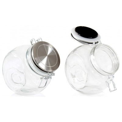 Bonbonglas mit traditionellem,  gut schließbarem Bügelverschluss