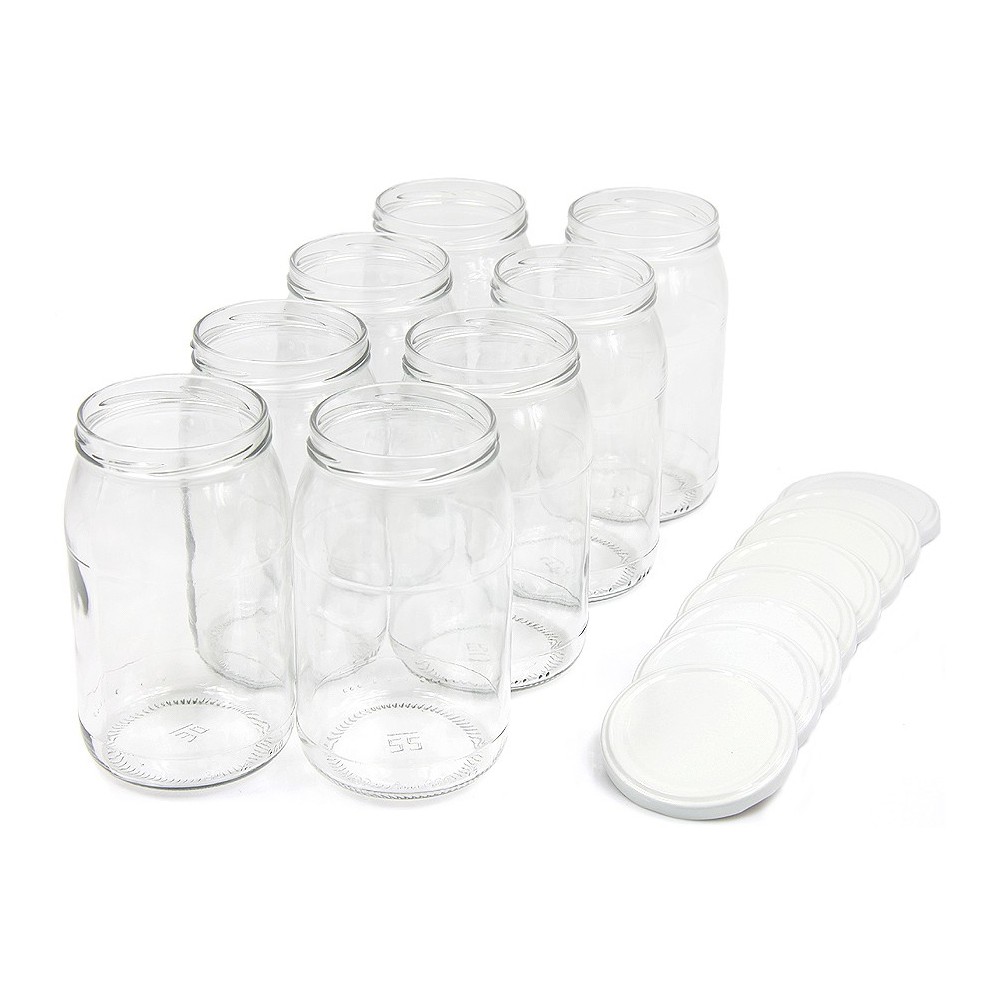 900 ml Einweckgläser mit Deckel