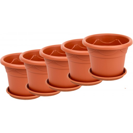 5-er Set Blumentöpfe +...