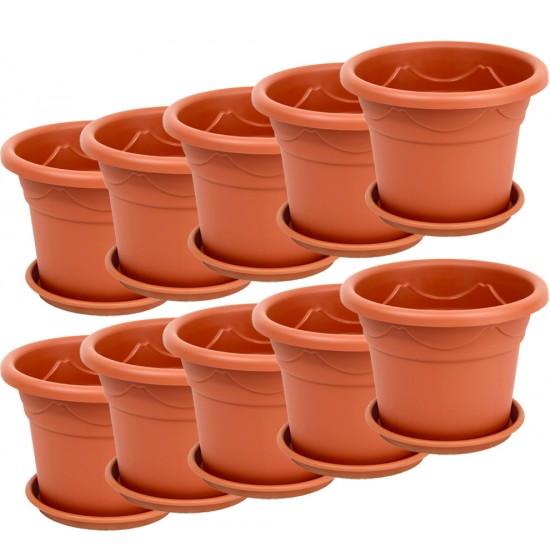 10-er Set Blumentöpfe +...