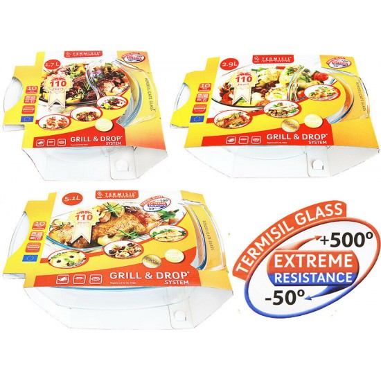 TERMISIL Glas Bräter mit...