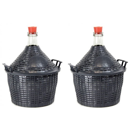 2 Stück 10 L Weinballon mit...