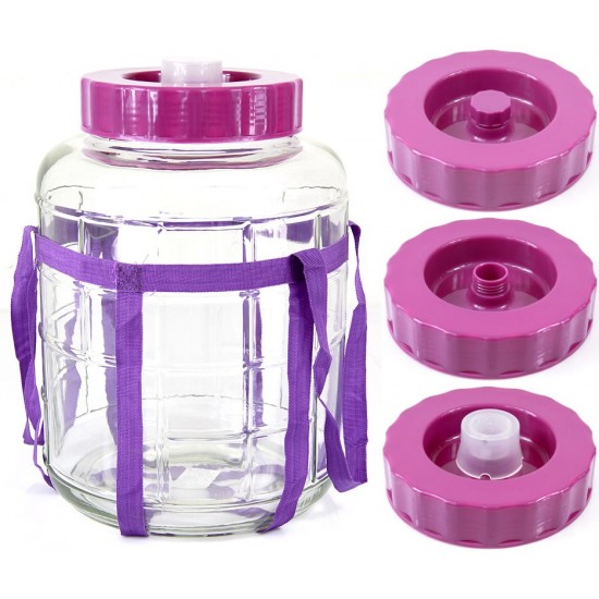 26 L Universelles Glas Weinballon mit Gärsystem Glasballon Einmachtopf