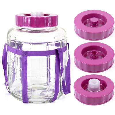 26 L Universelles Glas Weinballon mit Gärsystem Glasballon Einmachtopf