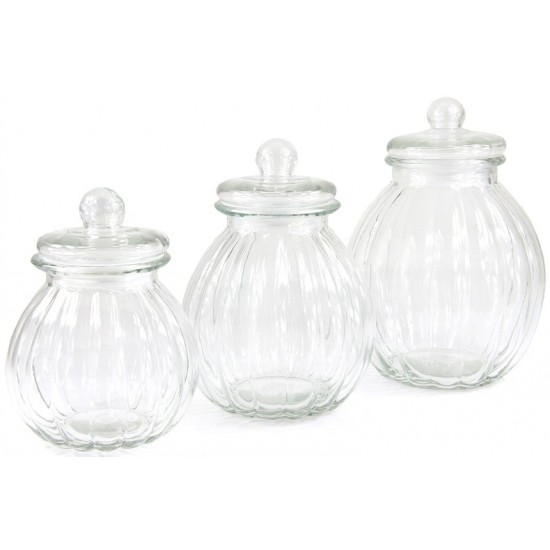 2,6 L - 5,3 L, Vorratsdosen aus Glas